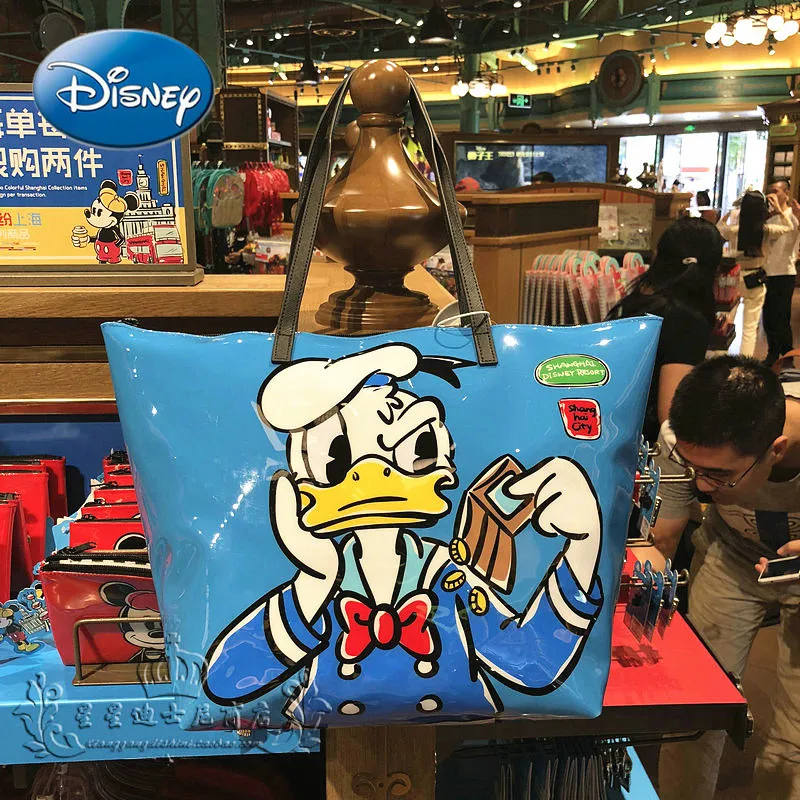 

Limited Edition Disney Donald Duck Cartoon Cute Adult Shoulder Bag Handbag Travel Tote Bag