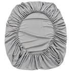 Мягкая простыня на резинке, однотонная простыня, устойчивая к морщинам, выцветанию, пятнам и истиранию