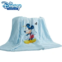 disney summer quilt cartoon mickey mouse blue print home textiles suitable for boys kids adult blanket comforter bedspread hot