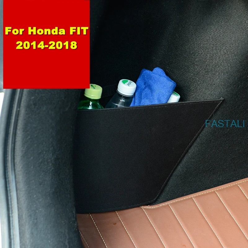 Для Honda FIT JAZZ 2014 19 коробка для хранения в багажнике автомобиля из