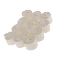 12pcs 19 meters white magic tricks mouth coils paper streamers from mouth