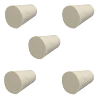 hot sales new arrival 5pcs solid rubber stoppers plug bungs laboratory bottle tube sealed lid corks