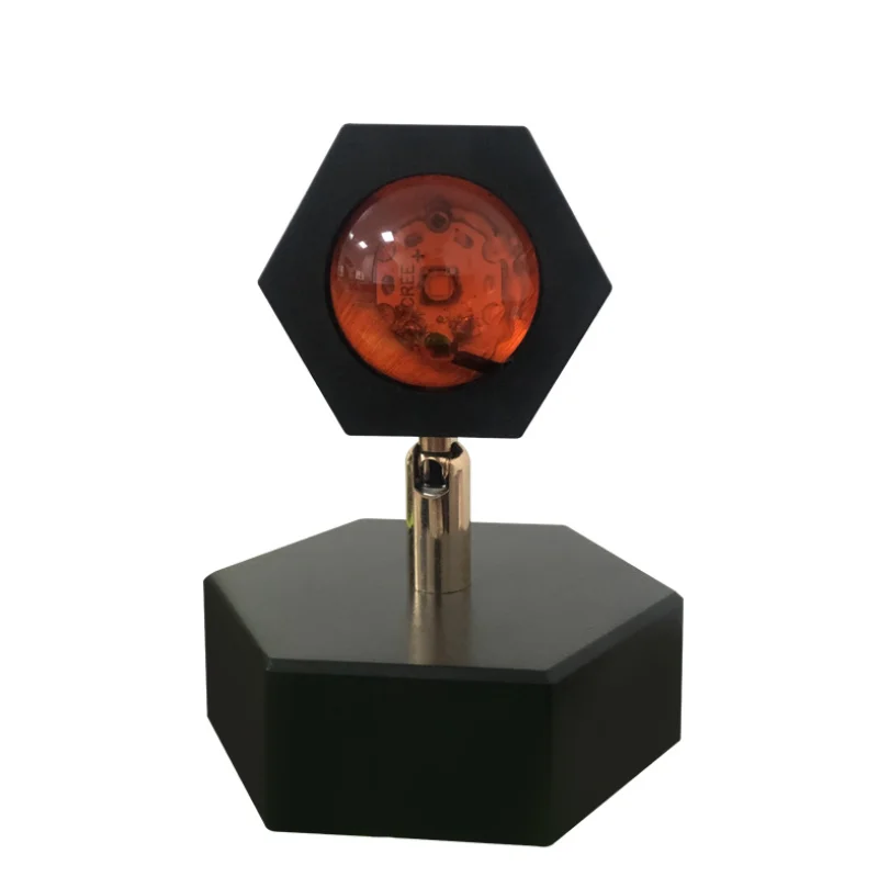 

USB Rainbow Sunset Red Projector Led Night Light Sun Projection Desk Lamp for Bedroom Bar Coffee Store Wall Decoration Lighting