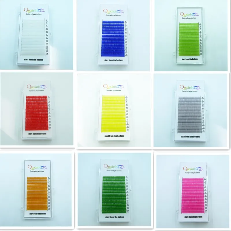 

QUXINHAO Смешанная Длина прививки ресниц 8-14 мм Искусственные норковые волосы персонализированный мягкий инструмент для наращивания ресниц