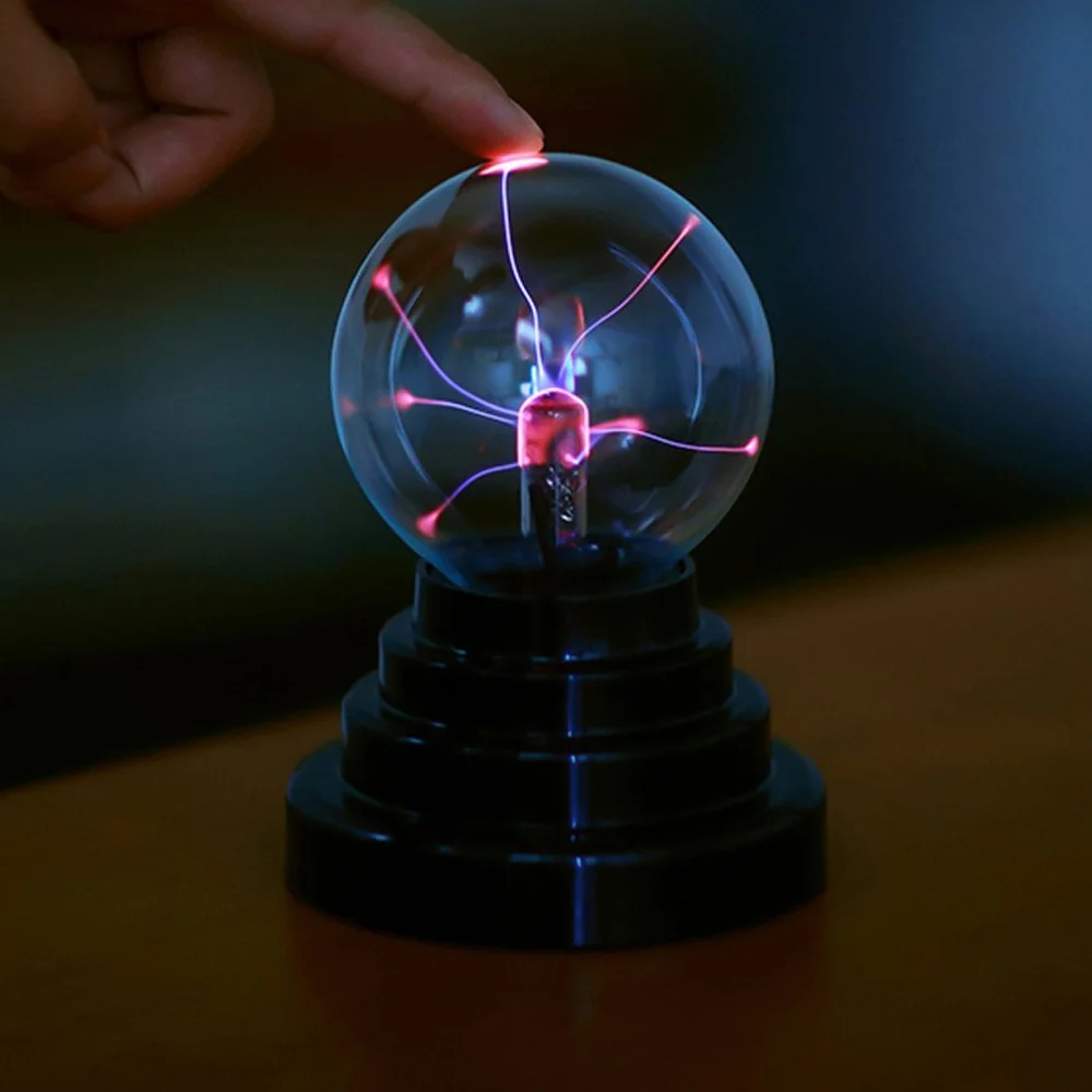 

Plasma Globe Light Touch Sensitive Lights USB Globe Sphere Ball Crystal Light Lamp for Office Desk Kids Child Party Birthday Fes