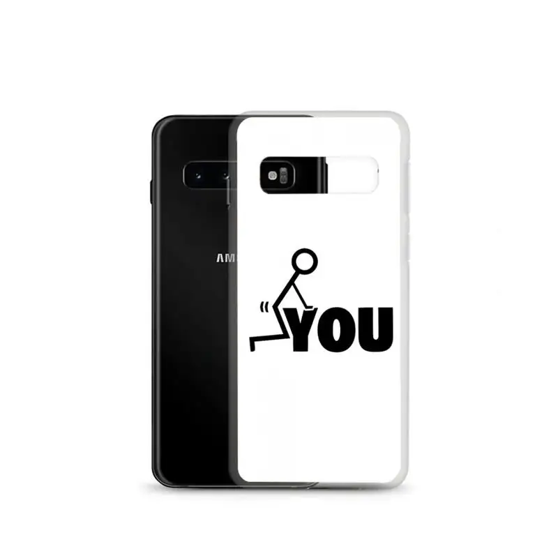 

Funny Letter Black Phone Case For Samsung S6 S7 S7edge S8 S8plus S9 S9plus S10 S10 Plus E