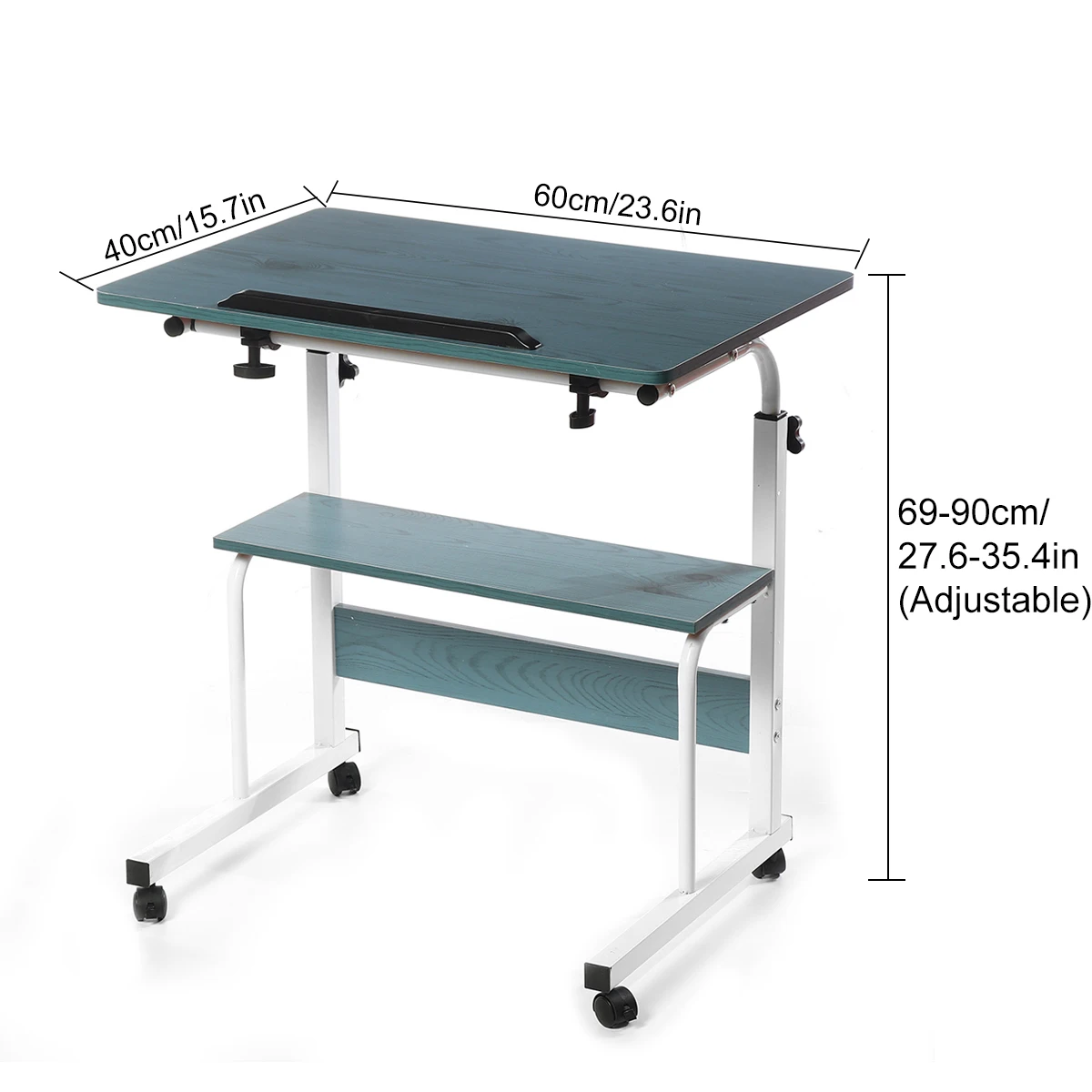 

Height Adjustable Laptop Table Computer Desk Folding Portable Moveable Student Writing Desk Bed Side Table Home Office Furniture