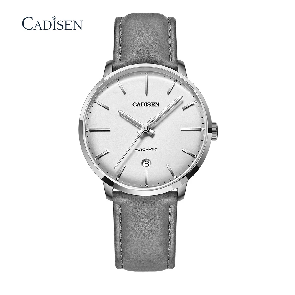 Мужские механические часы CADISEN топовые брендовые Роскошные автоматические