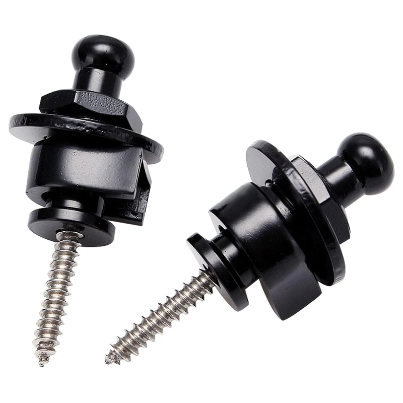 

2pcs Guitar Strap Lock Pin Peg Buttons Skidproof Straplock Guitar Bass Parts Hot