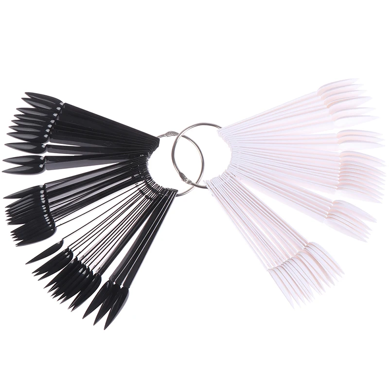 40 шт./компл. подставка для демонстрации ногтей типсы искусственных цветная