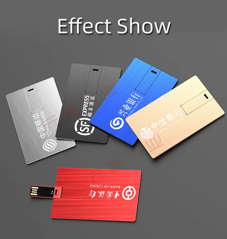 16GB 32GB 64G 128G 256 гигабайт Кредитная карта Бизнес-подарок USB флеш-накопитель USB флеш-память USB накопитель U диск