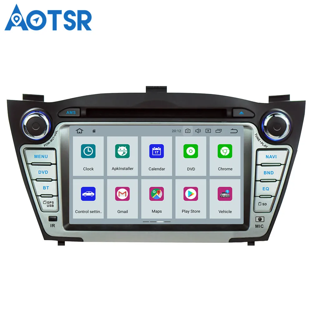 Автомобильный DVD плеер с GPS навигацией Android 9 для Hyundai IX35 Tucson 2009 2015|Автомагнитолы| |