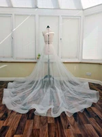 champagne skirt petticoat removable wedding train skirt 2 layer white lvory tulle skirt dress bridal accessories custom size