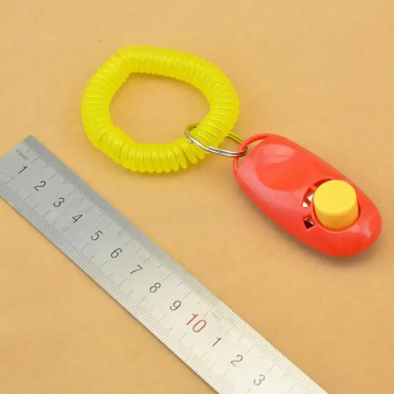 

1PC Easy To Use Pet Dog Whistle And Clicker Puppy Stop Barking Training Aid Tool Clicker Portable Trainer Pet Products Supplies