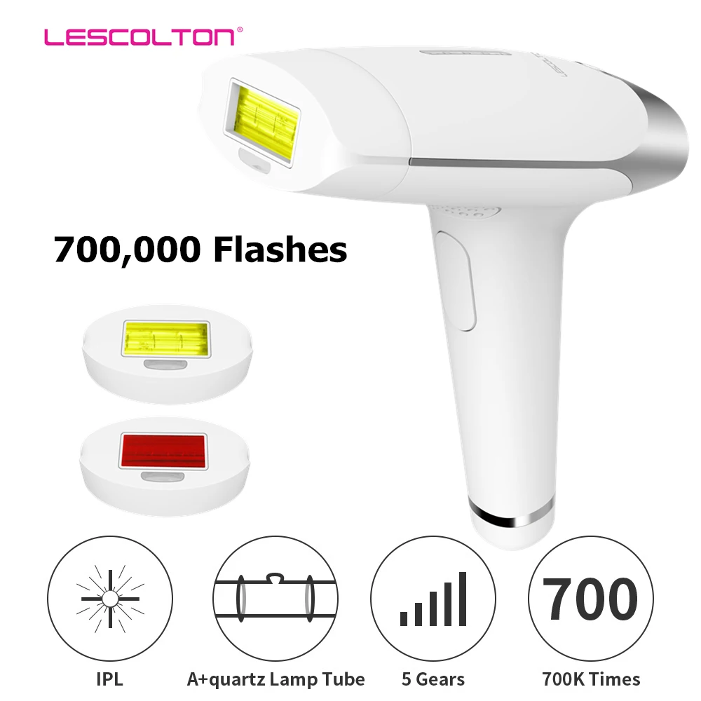 Лазерный эпилятор lescolton IPL для удаления волос Перманентный лазерный с импульсным