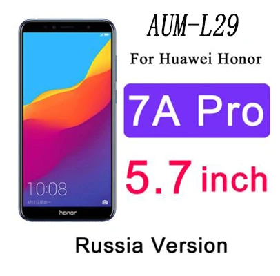 2 шт закаленное стекло для huawei P8 P9 lite mini plus Honor 7A 7C Pro Взрывозащищенная защитная пленка для экрана - Цвет: Honor 7A Pro