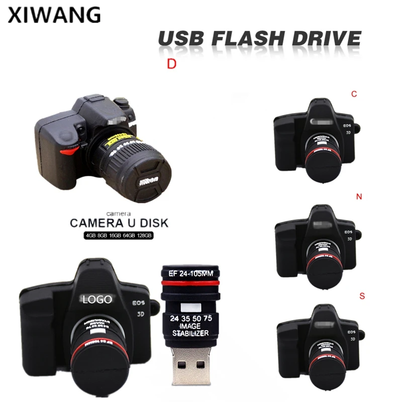 Флеш-накопитель usb для камеры 2,0, 32 ГБ, 4 ГБ, 8 ГБ, 16 ГБ, 64 ГБ, высокоскоростная флеш-карта памяти, зеркальная камера, силиконовая флешка, лучший подарок