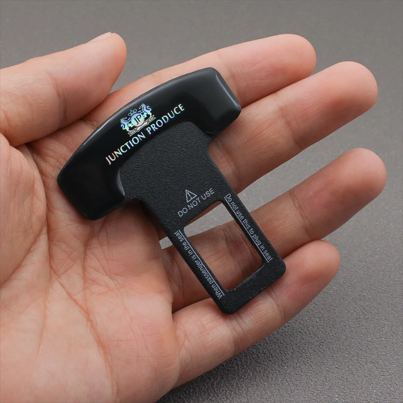 Авто Стайлинг углеродного волокна логотип JP знак авто Безопасность замок ремня