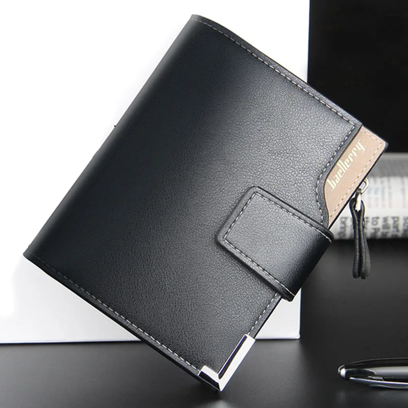 Роскошный фирменный дизайнерский мужской кошелек высокое качество кожа три