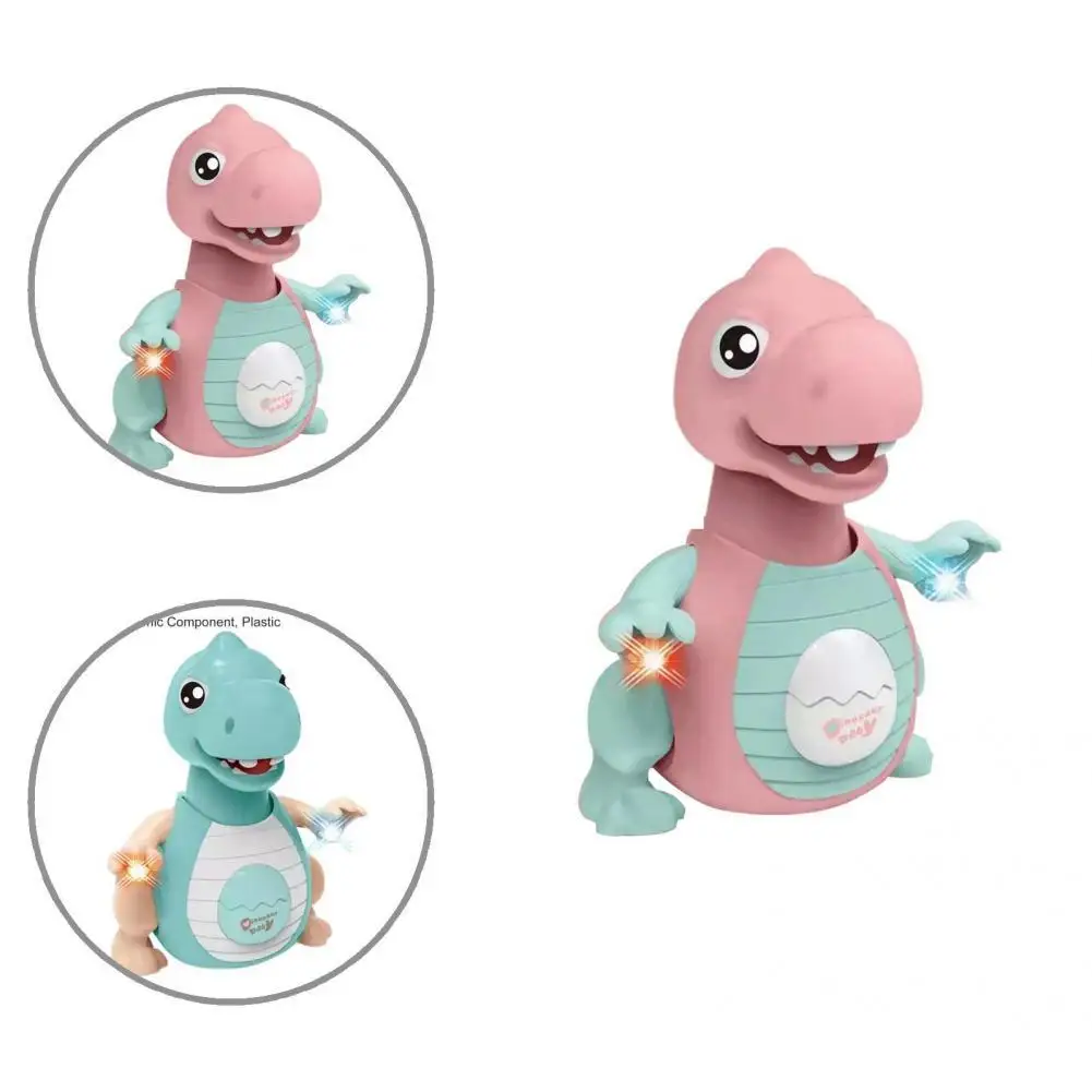 

Practical Dinosaur Toy 360 Degree Steering Joyful Luminous Fun Dinosaur Toy Crawling Animal Toy Electric Dinosaur Toy