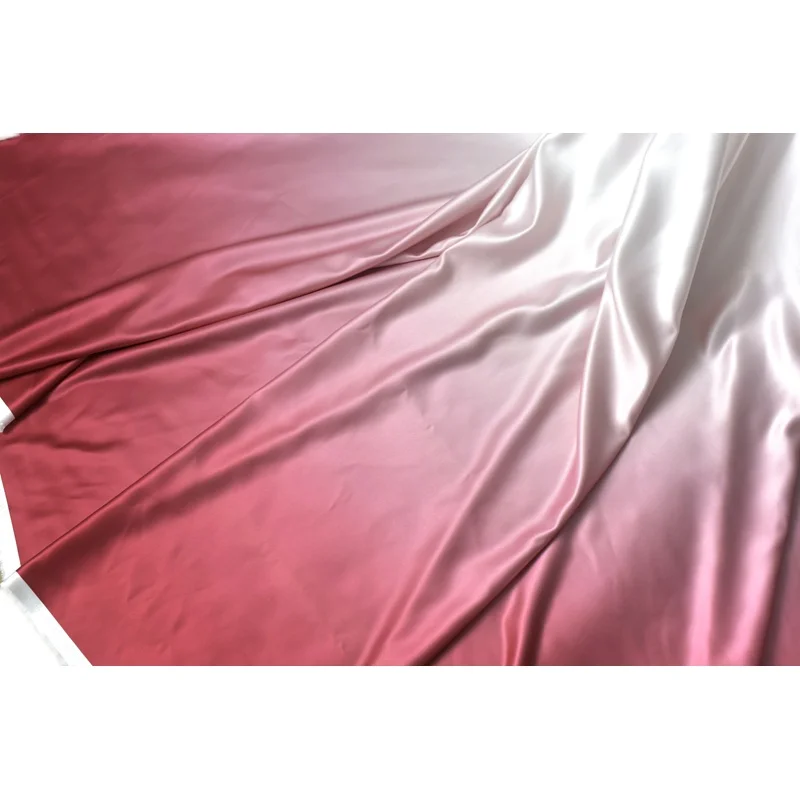 Высококачественный жемчуг нефритовый атлас с постепенным изменением атласная