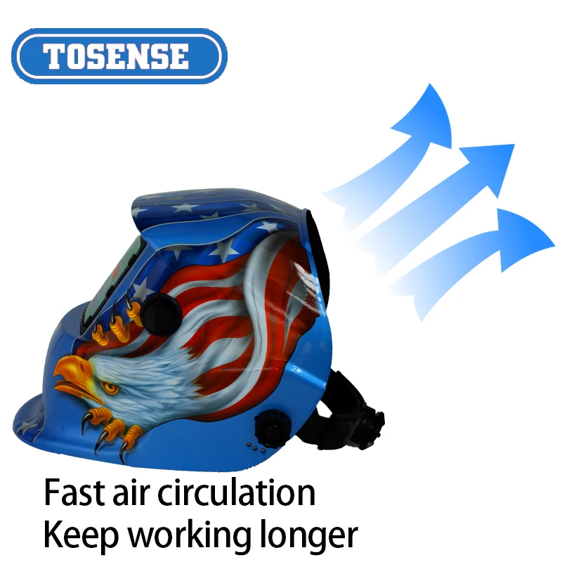 

Solar With Li Battery Auto Darkening Electric Welding Mask/Helmet/Welder Cap Adjustable Welding Lens Eye Mask Welding Machine S