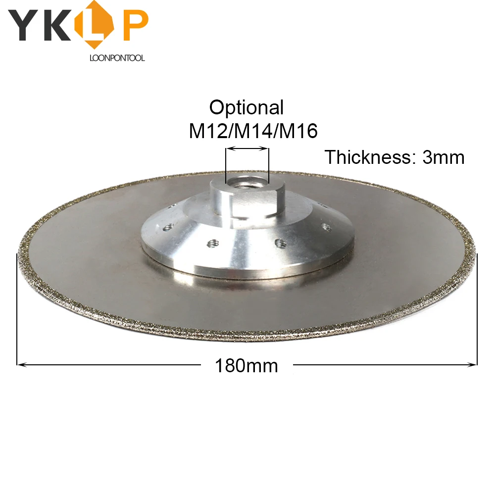 7 &quotГальванизированный алмазный шлифовальный режущий диск с одной стороны