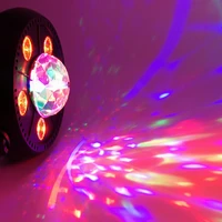 rgb led crystal magic ball stage lamp dj ktv disco laser light party lights sound music control par light christmas projector