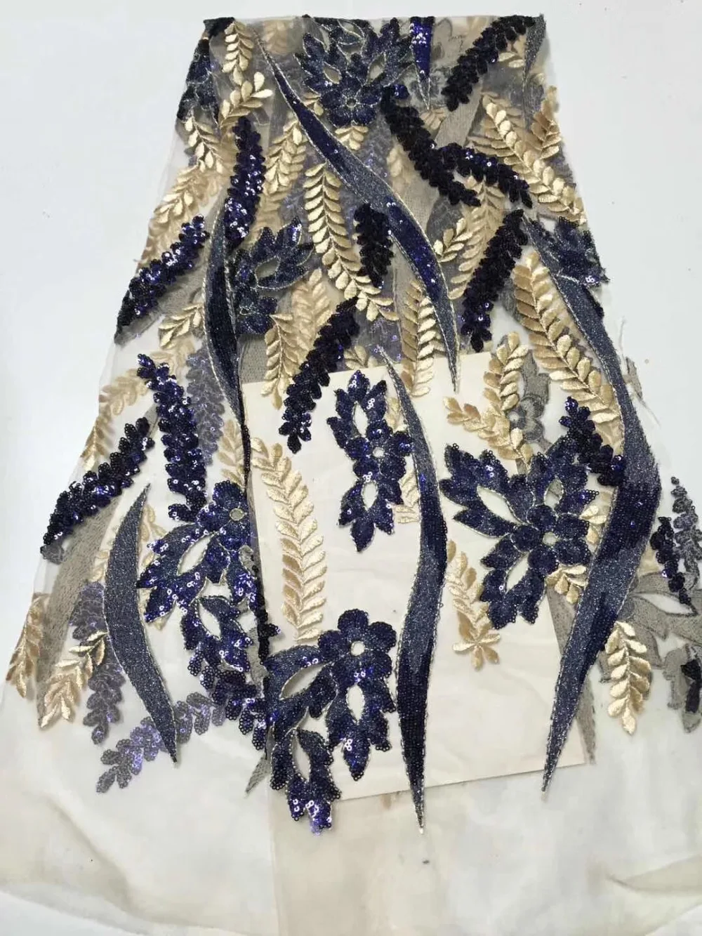 Новинка 2019 кружевная ткань с вышивкой и блестками кружевные ткани 3d для