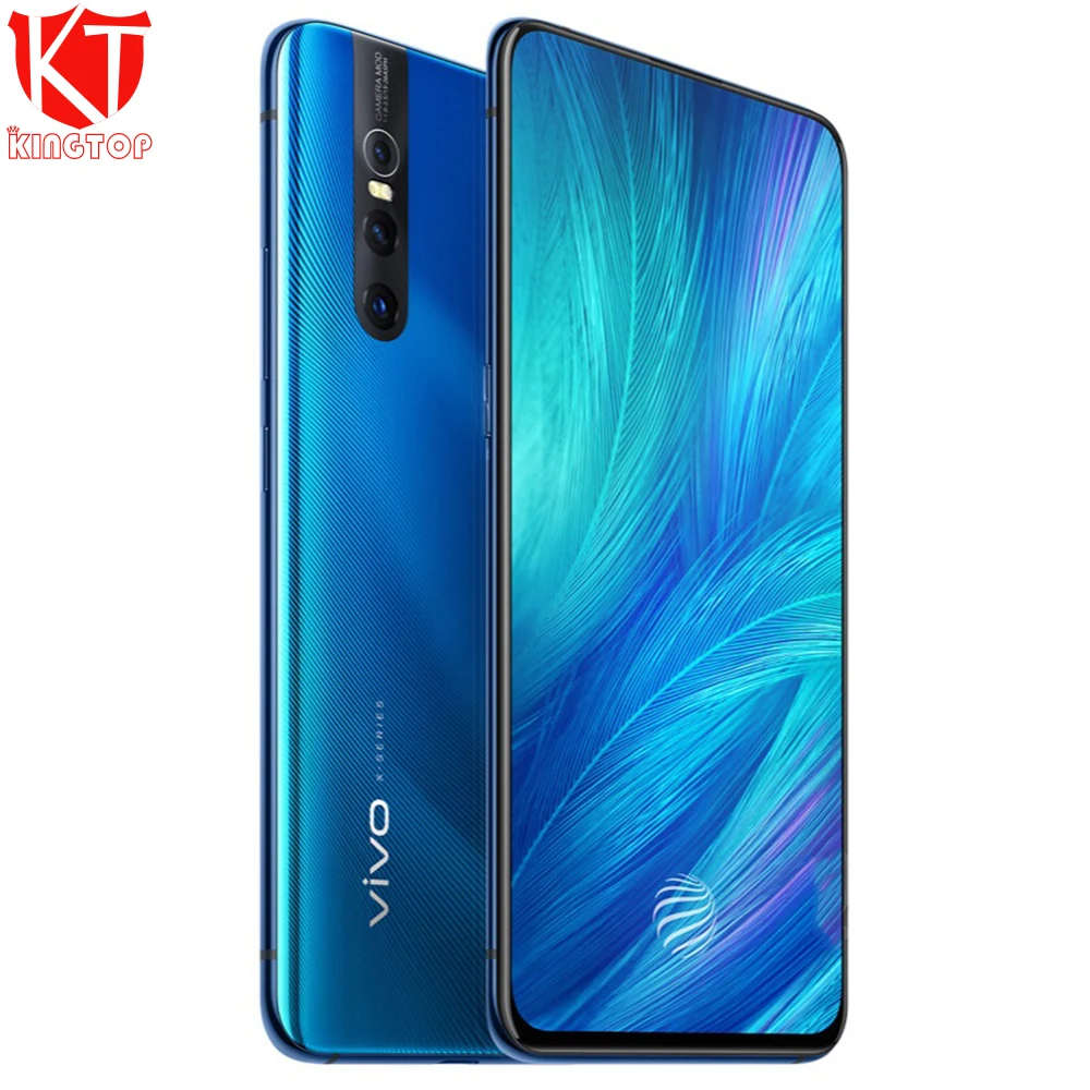 vivo X27, подъемная камера, 128 МП, мобильный телефон, 8 ГБ, 6,39 ГБ, 9,0 дюймов, полный экран, Восьмиядерный, задняя камера, 3 камеры s, Android, 4G телефон