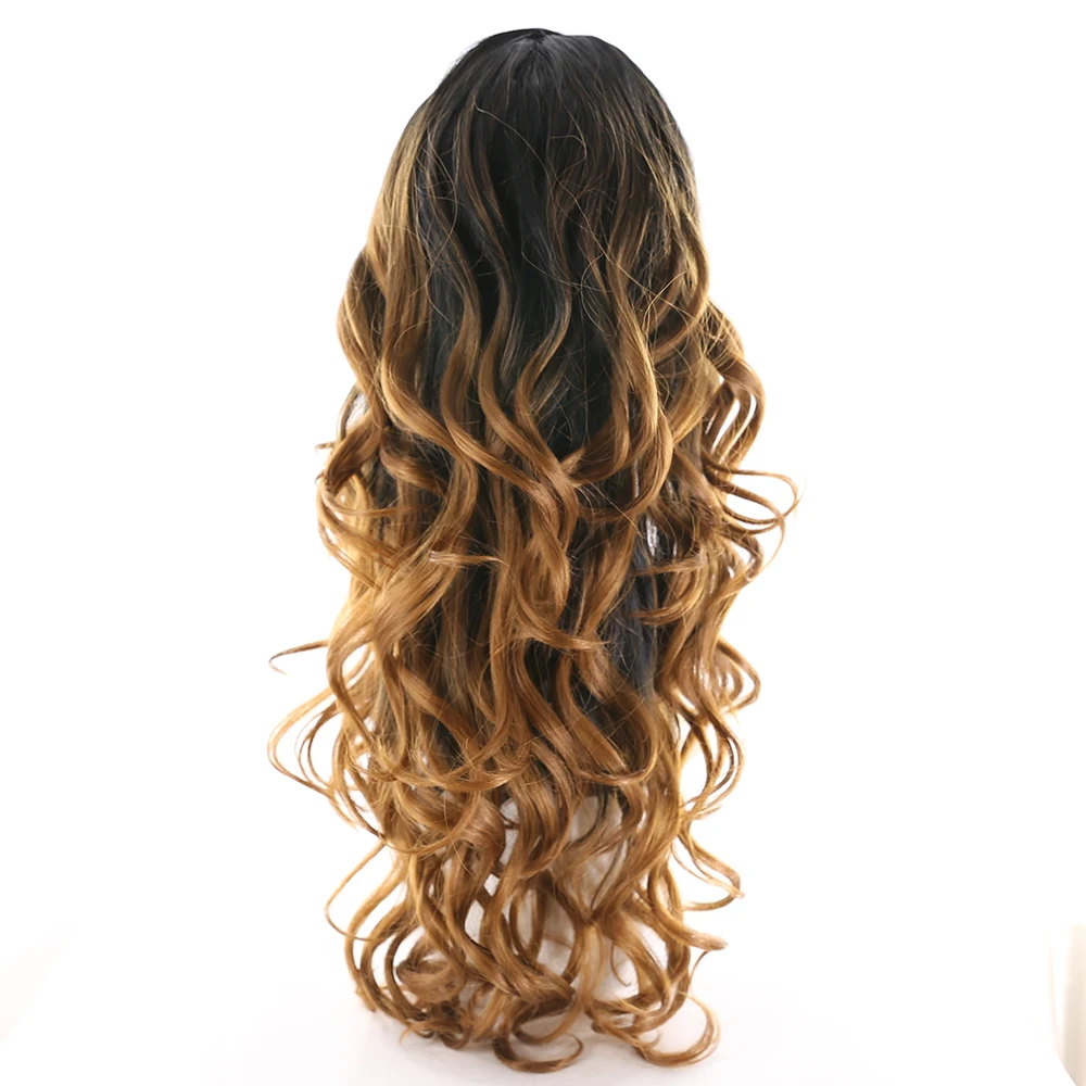 Парики из синтетических волос длинные вьющиеся волосы для женщин термостойкие