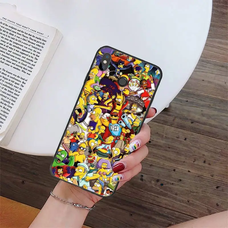 

Funny Homer J.Simpson fashion Phone Case For Xiaomi Redmi 4x 5 plus 6A 7 7A 8 mi8 8lite 9 note 4 5 7 8 pro