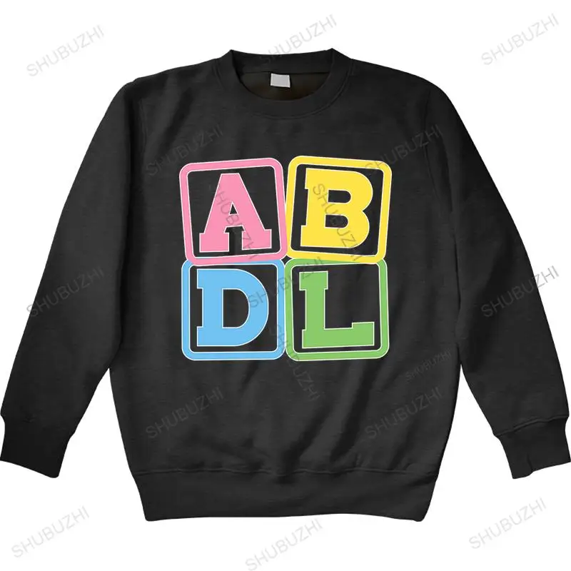 

Cute ABDL Letter Blocks Pride Harajuku Funny Men O-Neck nage sweatshirtNew shubuzhi Fashion Hot brand spring hoodie for boys