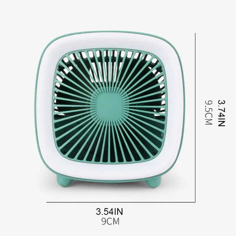 

Retro Television Mini USB Charging Fan 3 Speed Cooling Fan Cooler Night Light