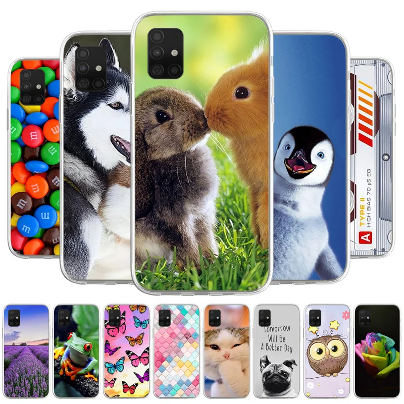 

Case For Samsung Galaxy A51 4G 5G Cover Soft Silicone Funda GalaxyA51 4G SM-A515F 6.5 inch Cases TPU Phone Coque Back Cover Cute