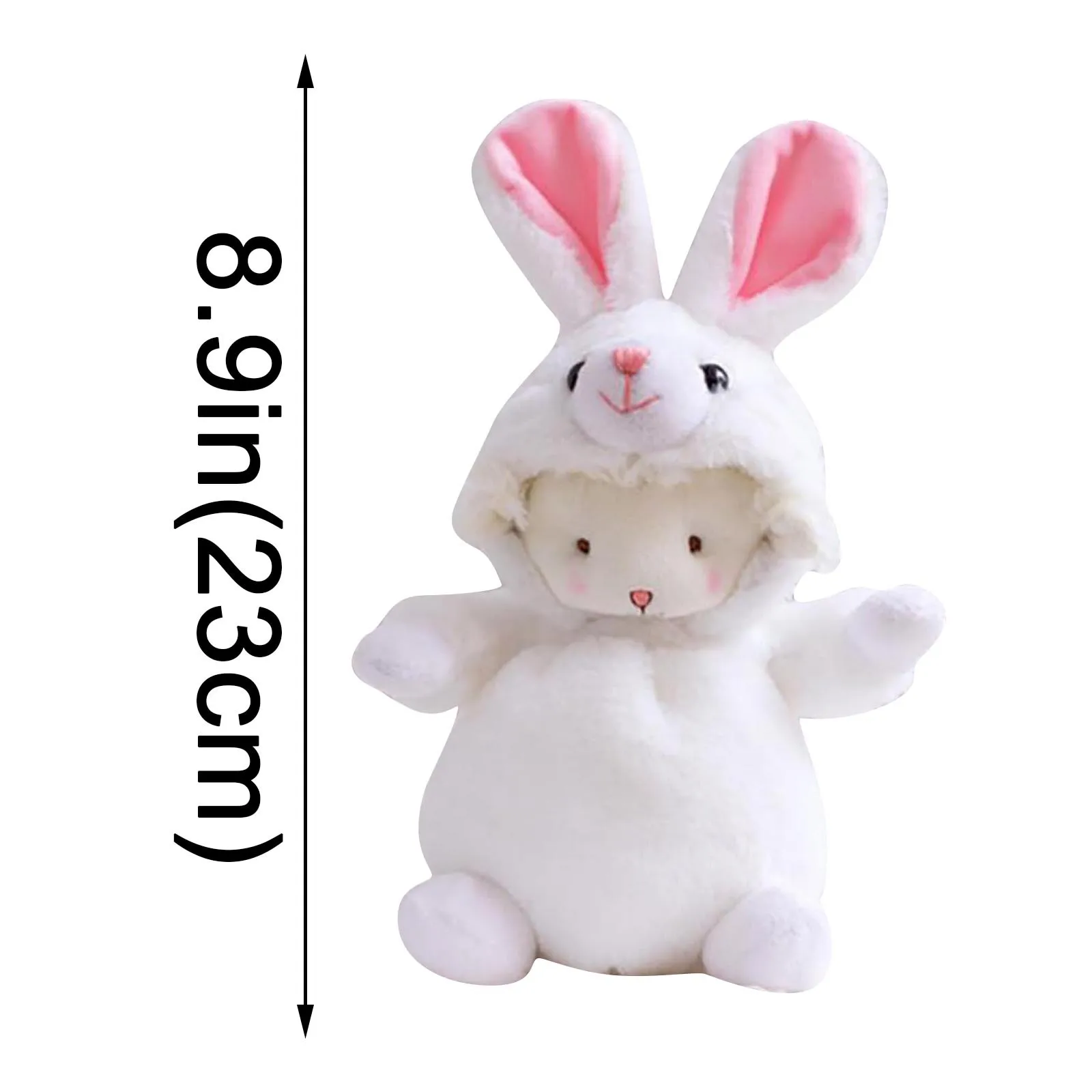 Cute Bunny Stuffed Toy Plush Toys Easter Cuddly Pacify A White Rabbit To Give Children Valentine's Day Holiday Gifts | Игрушки и