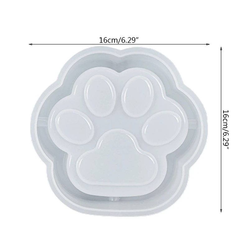 

Crystal Epoxy Resin Mold Cat Claw Ashtray Casting Silicone Mould DIY Crafts Making Tool