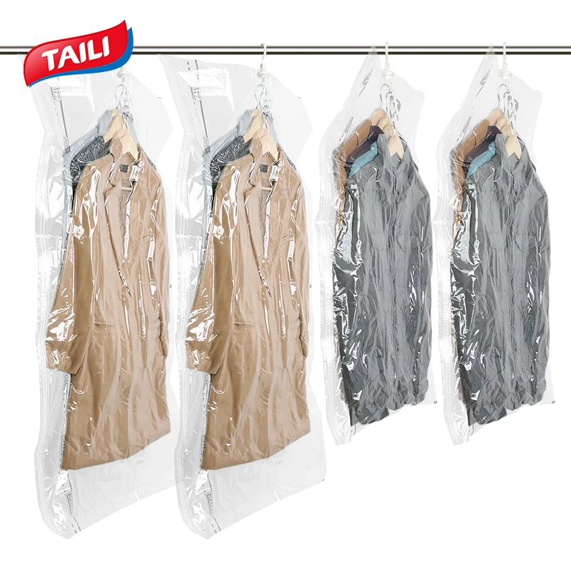 Вакуумные пакеты для одежды подвесная компактная компрессионная сумка экономии