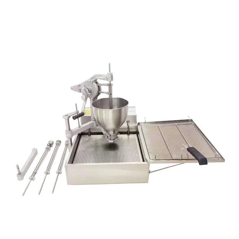 

Многофункциональная электрическая машина для изготовления пончиков с фритюрницей, машина для изготовления пончиков в форме цветка, сферич...