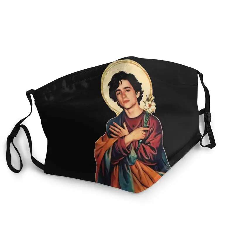 

Saint Timothee Chalamet Mask Washable Adult 90s TV Actor Mouth Face Mask Anti Dust Haze Protection Cover Respirator Muffle