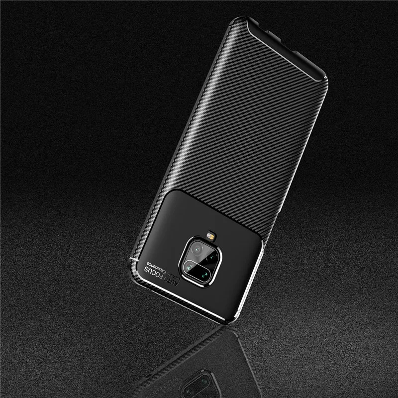 Чехол из углеродного волокна для Xiaomi Redmi Note 9S 9 Pro Max 8T 8 7 Poco F2 мягкий бампер телефона