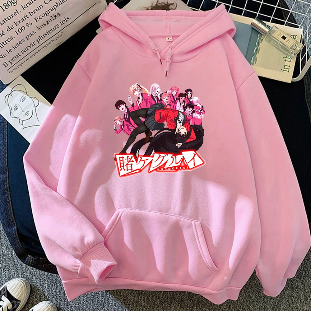 

Kakegurui Hoodie Women Clothes Oversized Yumeko Jabami Hoodies Female Funny Kawaii Fleece Sweatshirts Pullovers Hoody Clothes