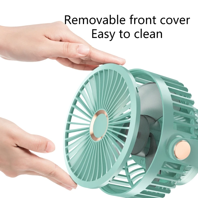 

5000/10000mAh USB Rechargeable 360 Rotation 4 Speed Ceiling Fan Desk Fan Hanging Fan for Camping Tent Outdoor Bed Home