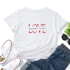 Женская футболка с коротким рукавом и круглым вырезом, свободного покроя