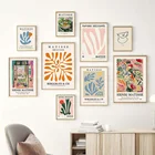 Абстрактная выставка Matisse, современный минималистичный постер галереи, холст, живопись, настенные картины, печать для гостиной, домашний декор