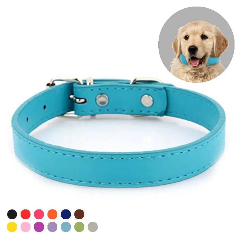 

Dog Collar Leather Personalized Pet Dog Collar Leash Used for Small, Medium-sized Large Dogs Cats Outdoor Walking Pet Supplies