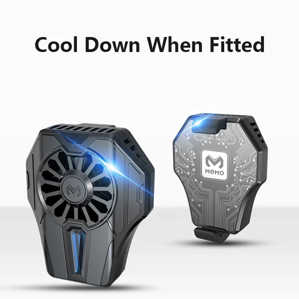 

Mobile Phone Radiator Phone Cooler Stand With Cold Wind Handle Fan For PUGB Phone Cooler Phone Cooling Fan Case Game Accessories