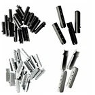 100 шт. DIY для мужчин и женщин шнурки обувные шнурки советы бреющая головка шнурки пуля Aglets аксессуары белого и черного цвета