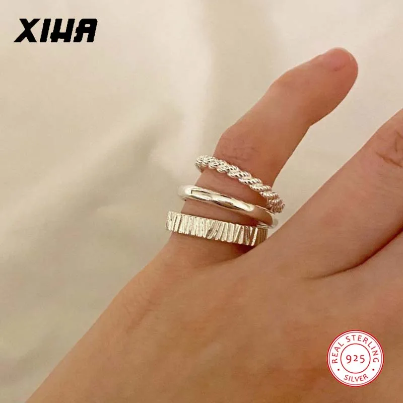 Модные кольца для женщин 2020 Настоящее серебро 925 пробы на костяшки Пинки