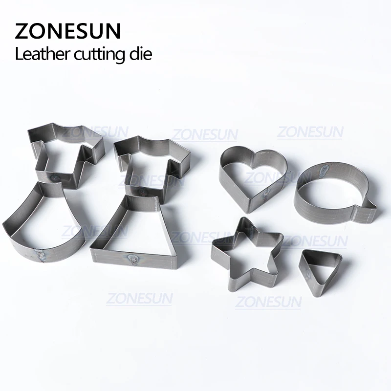 ZONESUN Full Steel Leather Cutting Die Rule Special Shape Hollowed Punching Clicker For Out PVC craft | Дом и сад
